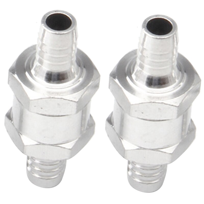 New 10mm 3/8 Fuel Non Return One Way Check Valve Petrol Diesel Aluminum Alloy