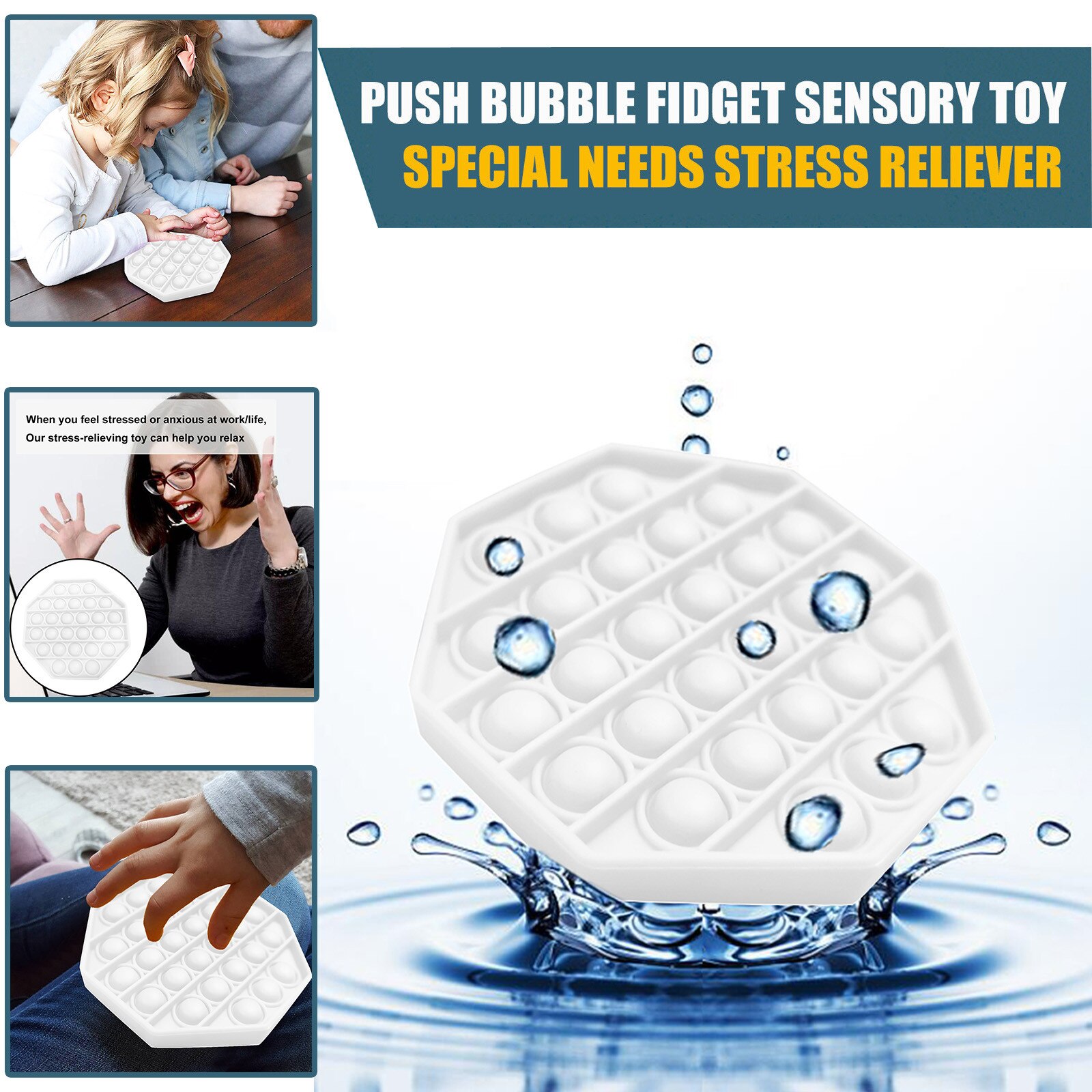 Christmas Black And White Unisex Toys To Relieve Stress And Fidgeting Autism Stress Reliever Adult Decompression Toy