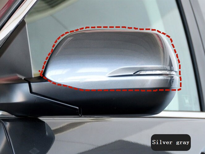 Pour Honda CRV CR-V Cache Rétroviseur Miroir d'inversion Réflecteur Boîtier Accessoires De Couverture: silver gray left