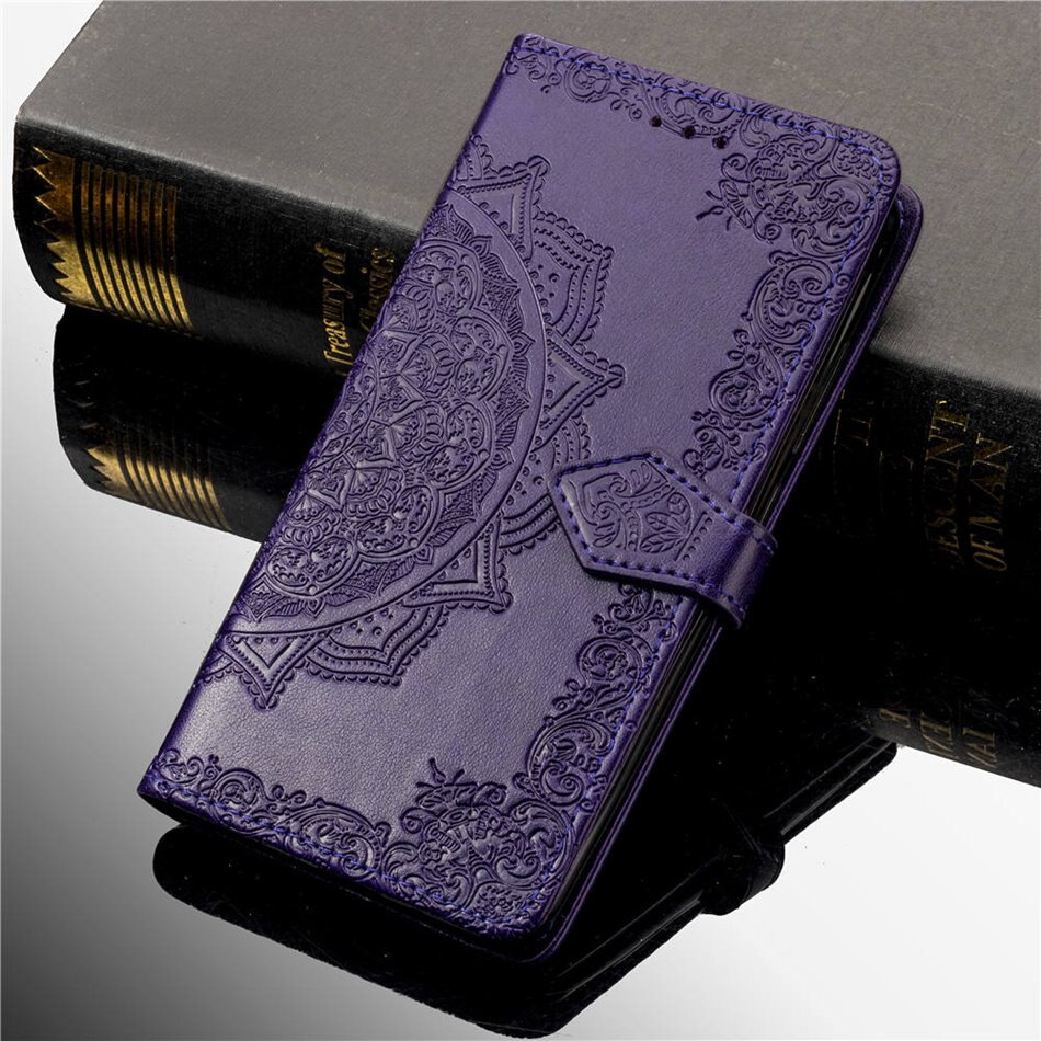 Flip Wallet Pu Leather Case Voor Samsung Galaxy A01 Core Case Voor Galaxy A01 Core Achterkant Kaartsleuf Telefoon gevallen: Purple