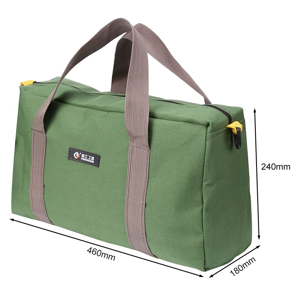 Multi-Functionele Handtas Opslag Pouch Praktische Klassieke Textuur Handig Wrench Tool Bag Schroevendraaiers Organizer Bag: B 18 inch