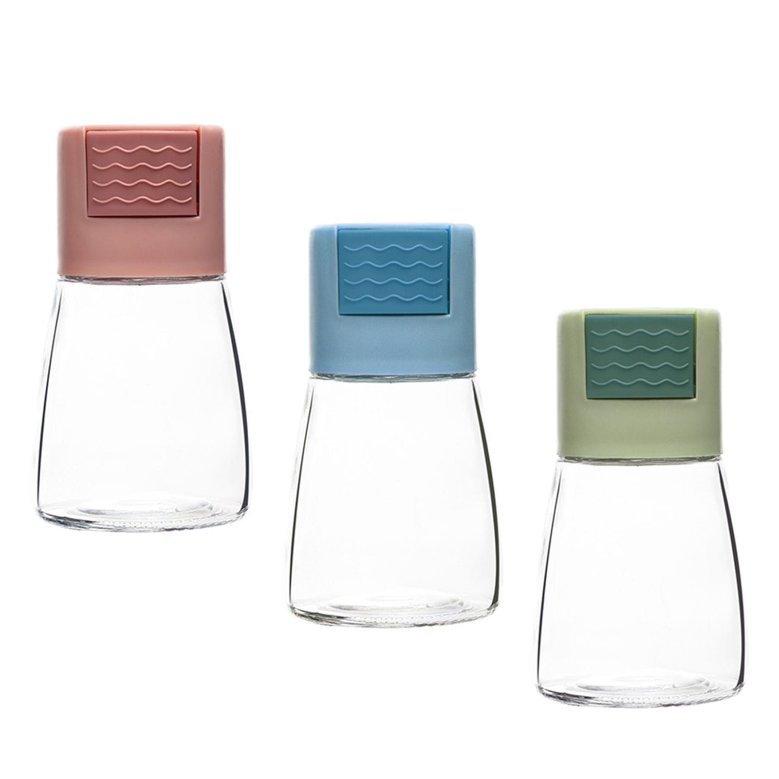 Conteneur à épices multi-usages, Type bouteille de sel quantitatif, pour la friture de la cuisine à la maison