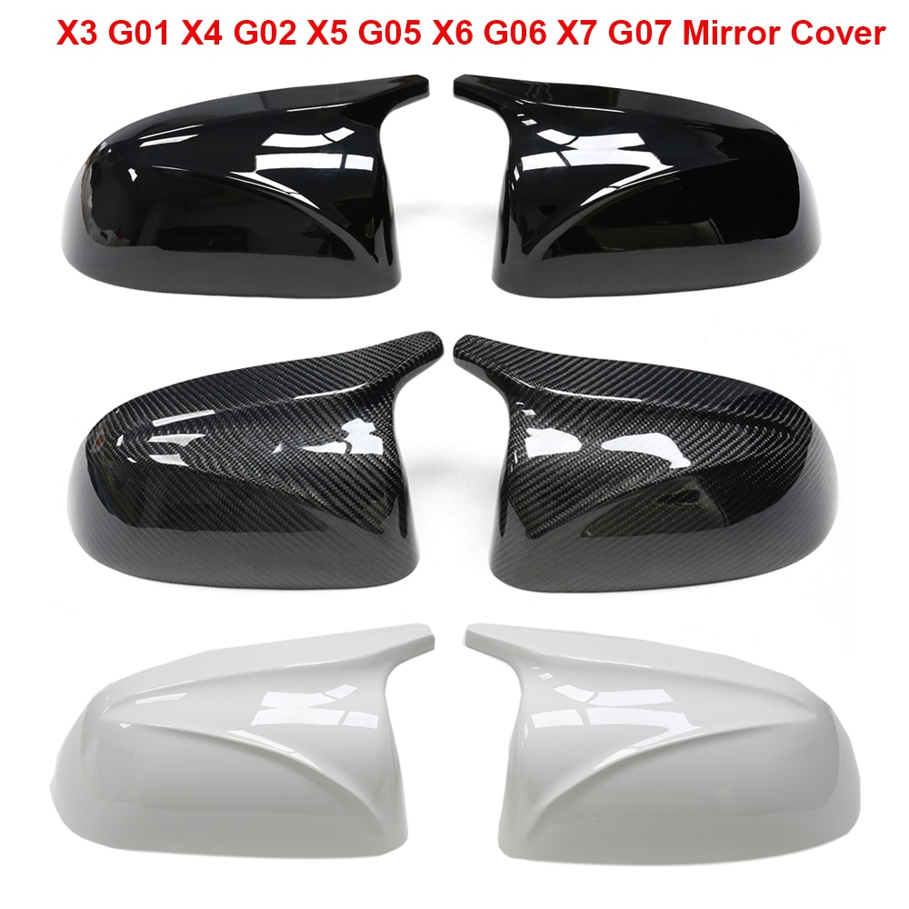 For BMW X3 G01 X4 G02 X5 G05 X6 G06 X7 G07 M Style Carbon Fiber Mirror Cover M Look Rear View Mirror Cover