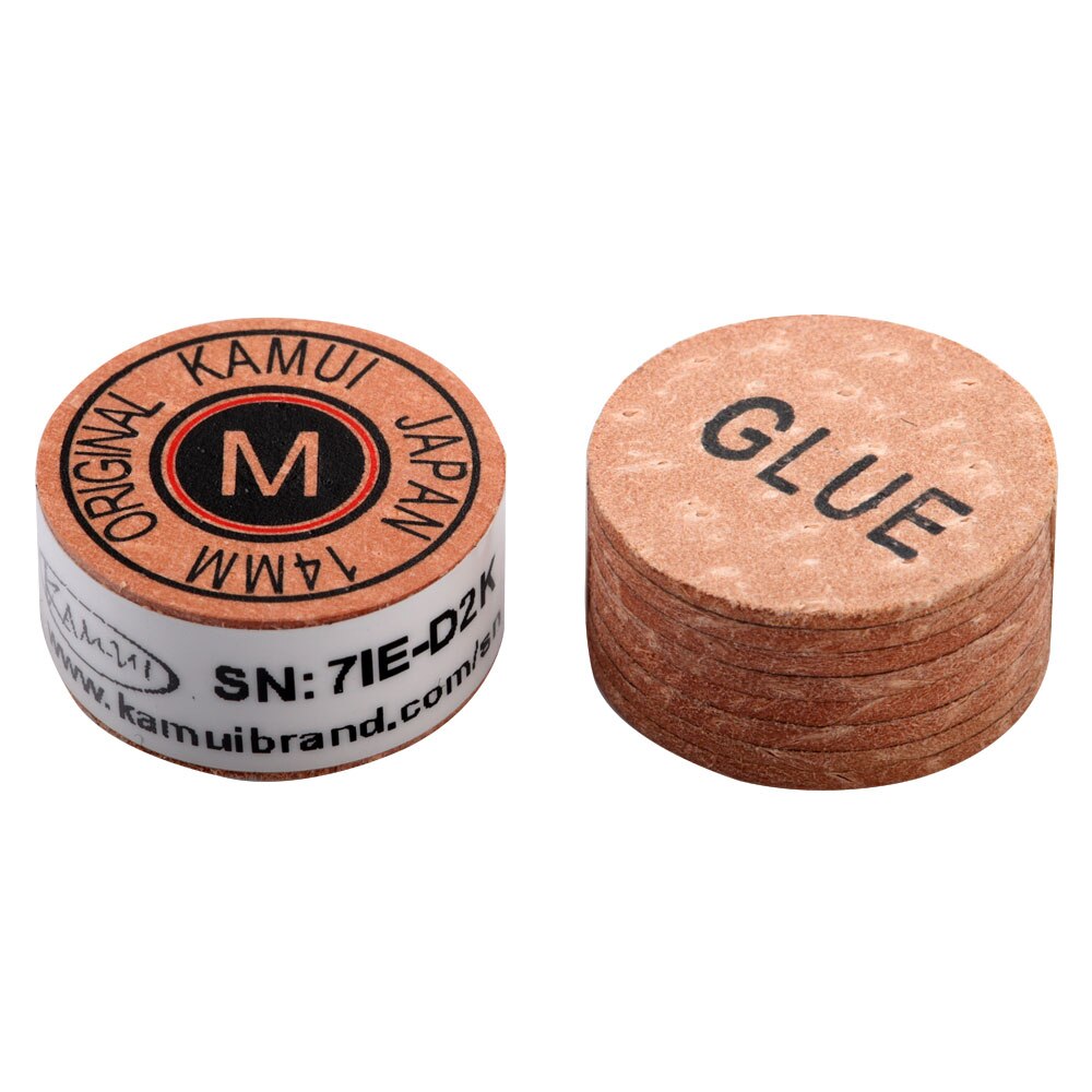 Pointe de billard originale japonaise KAMUI, 11mm/14mm, 6/8 couches H/M/S/SS, 1 pièce, accessoires de billard: M-14mm-yellow