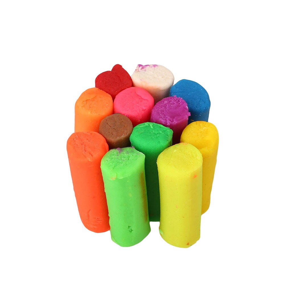 12 Colors/Barrel Modeling Clay DIY Malleable Polymer Playdough Play Dough Child Toy YH-17