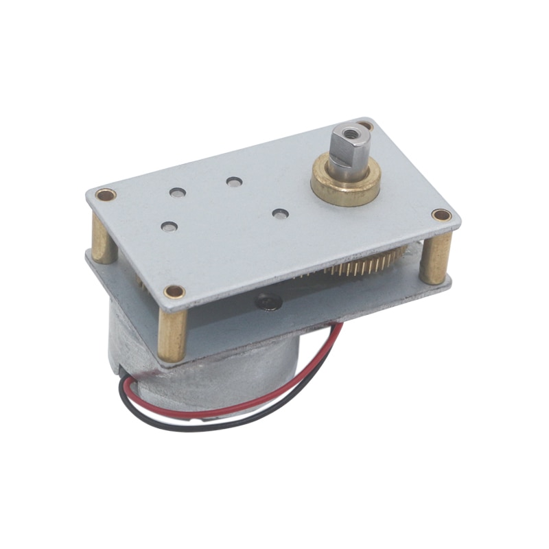Flat Gearbox High Torque Gear Motor 3v-12v Low Speed Noise Micro Metal Motor Reductor Reversible CW CCW Hard Metal Gear Motors