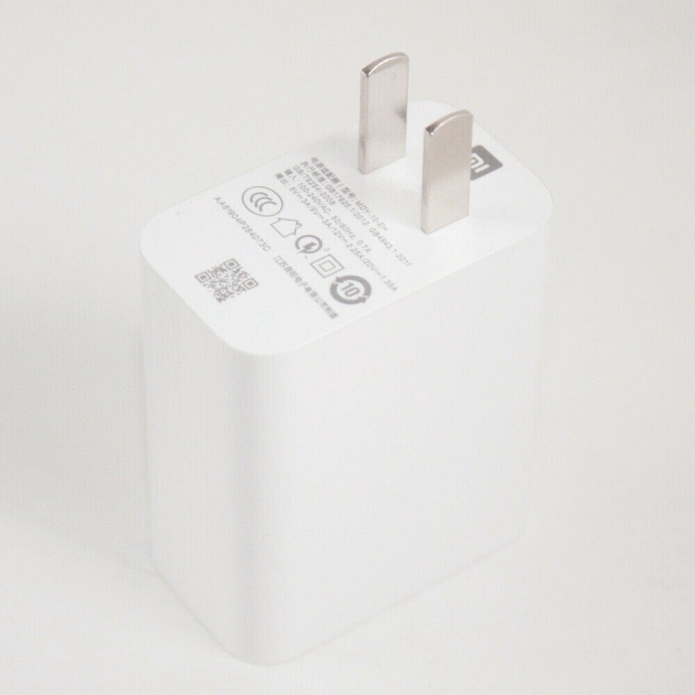 Original xiaomi MDY-10-EL 27w carregador rápido turbo carga ue qc 4.0 adaptador para mi9 9se 9t nota 10 redmi nota 8t k20 k30 pro: US Adapter
