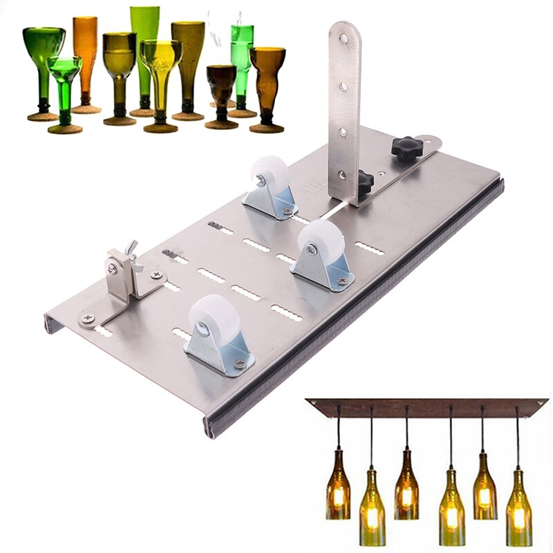 For 2-10mm Thickness Glass Bottle Cutter Cutting Stainless Steel Cutting Control Create Glass Sculptures