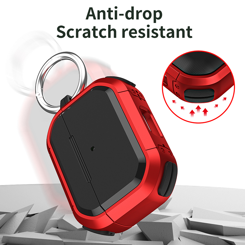 Funda Pro 2 para Airpods pro, funda de TPU para PC para Apple AirPods 3 2 1, accesorios, auriculares inalámbricos con de llavero
