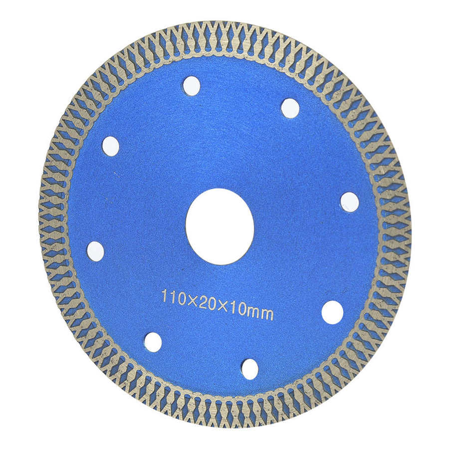 110mm Circular Saw Wheel Ceramic Porcelain Tile Cutting Blade Black/Blue