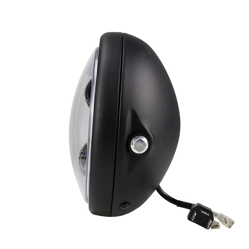 thumbnail image 2 of RIDROID 5.75” LED Motorcycle Headlight With Bucket Housing Mount Bracket – Harley Compatible, DOT, 4500 Lumens, 6500K 2 of 4