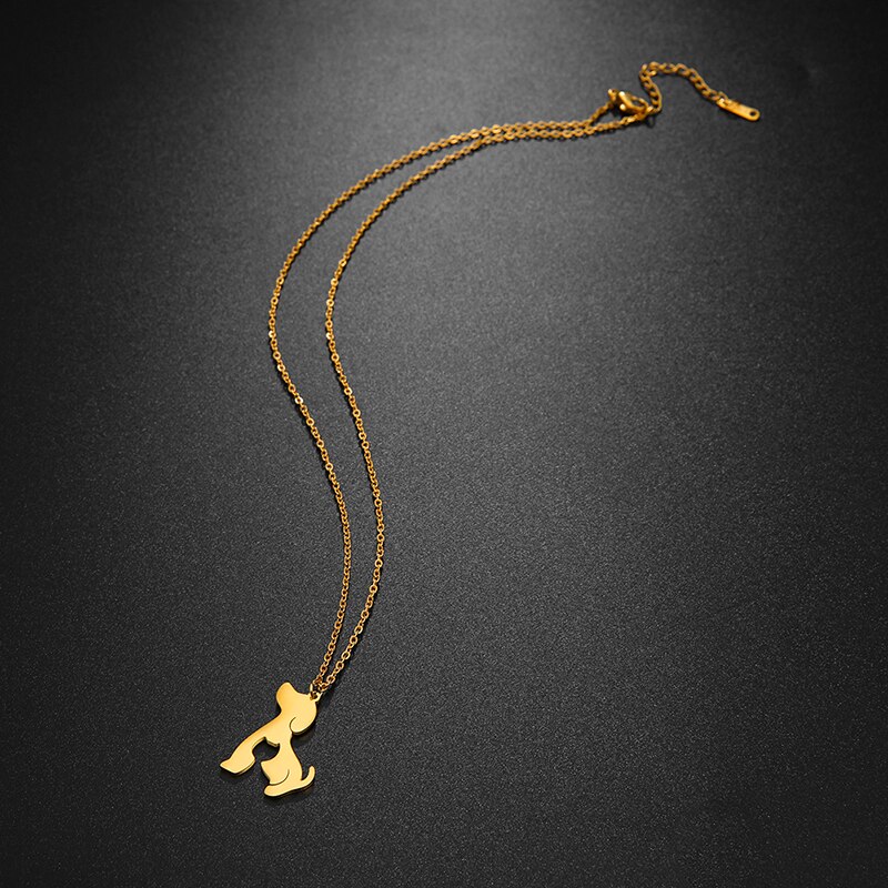 Cazador Hond Kat Huisdier Hangend Leuke Ketting Goud Kleur Rvs Ketting Kettingen Voor Vrouwen Sieraden Verkoop 2022