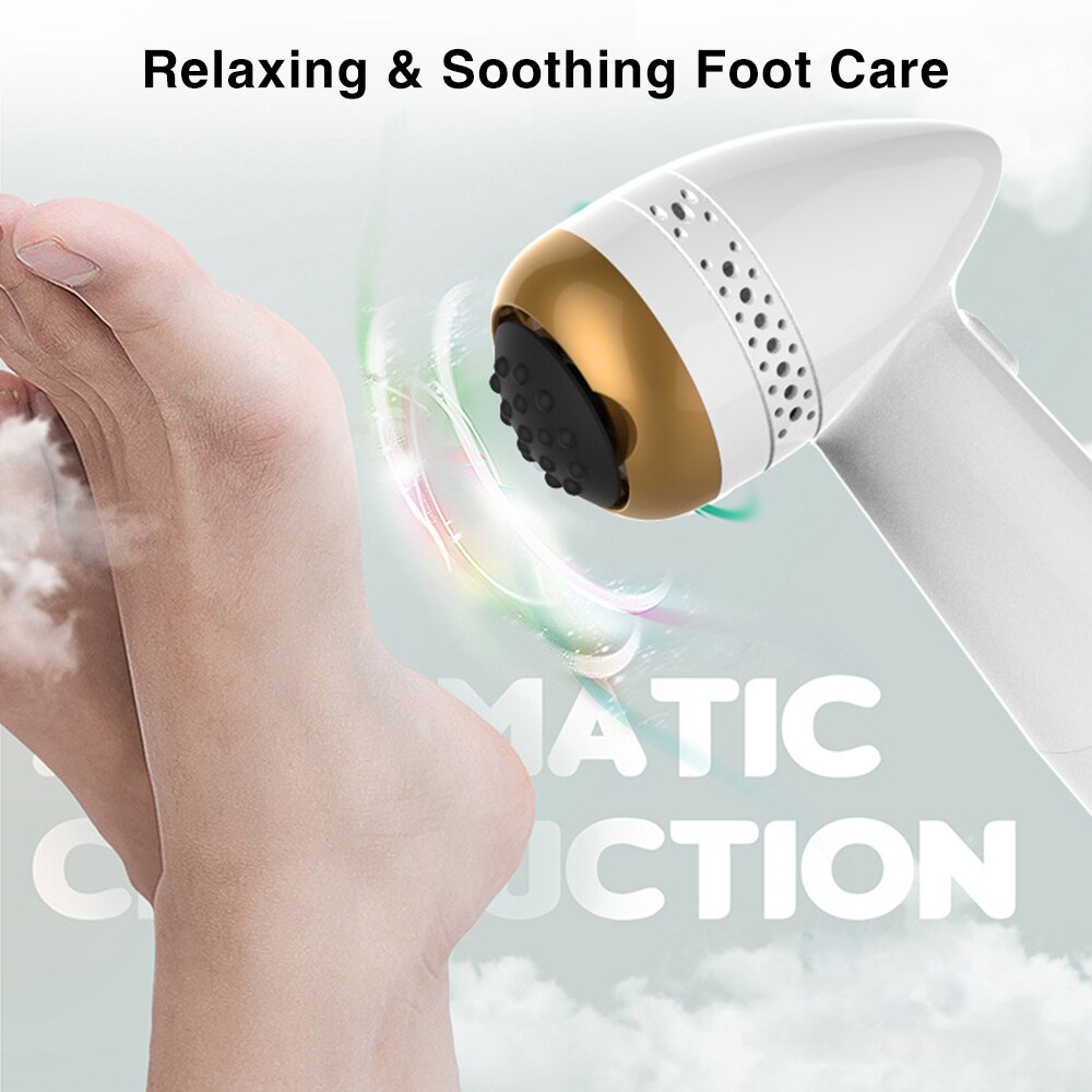 Cordless Electric Callus Remover 3 in 1 Foot Care Pedicure Tool USB Rechargeable Electric Shaver Remove Dead Skin Callus Clean