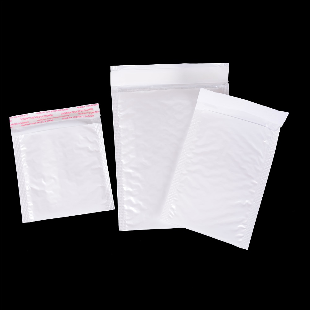 10 Stks/partij Blank Multifunctionele Polyethyleen Materiaal Gewatteerde Enveloppen Wit Bubble Mailers Verpakking Zakken