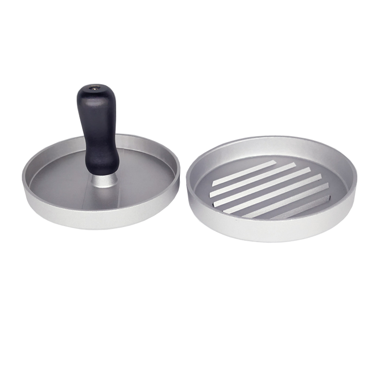 Kitchen Round Shape burger Press Food-Grade ABS Hamburger Meat Press Beef Grill Hamburger Press Patty Maker Mold Kitchen Tools: Single