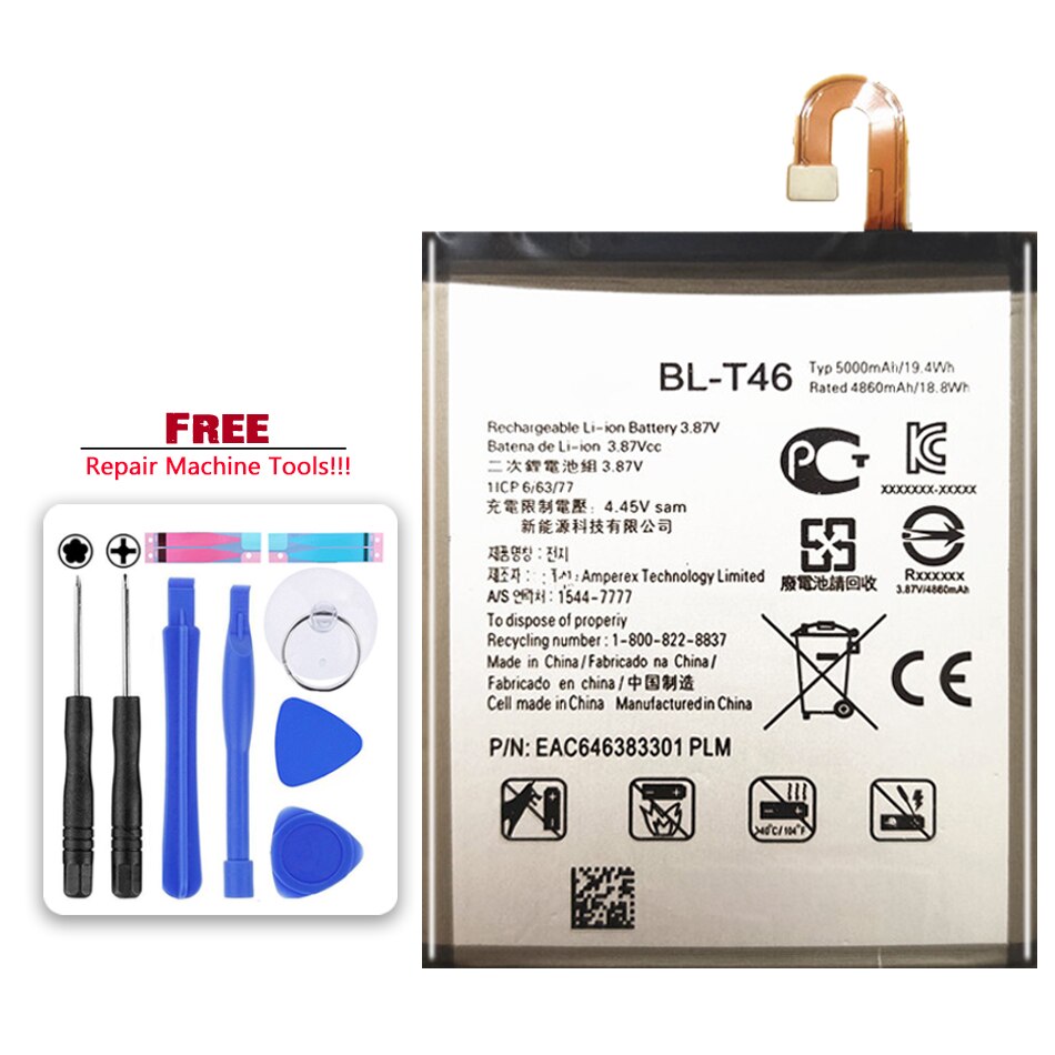 BL-T46 5000mAh Replacement Battery for LG V60 V60 ThinQ LMV600VM V600VM V600QM5