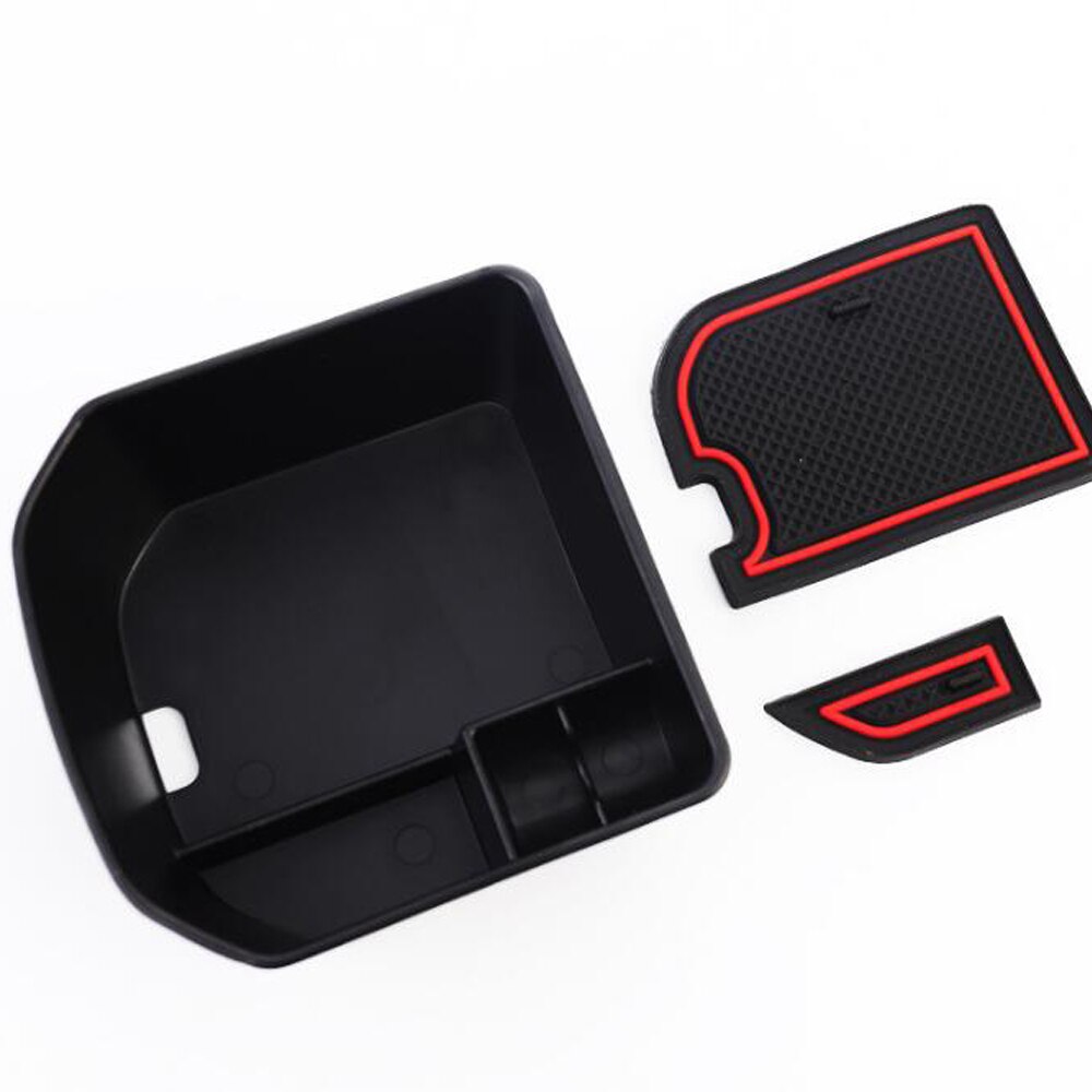 For Volkswagen VW T-Roc TROC Car styling Accessory Armrest Box Secondary Storage Pallet Tray Container Box Cover