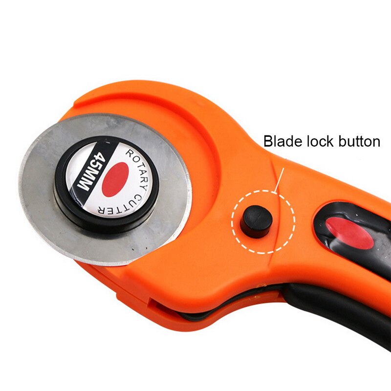 45mm rotierend Cutter Leder Schneiden Werkzeug Stoff Schneiden Maschine Runde Klinge DIY Patchwork NäHenne Dreh Messer Stoff Schneiden Werkzeug