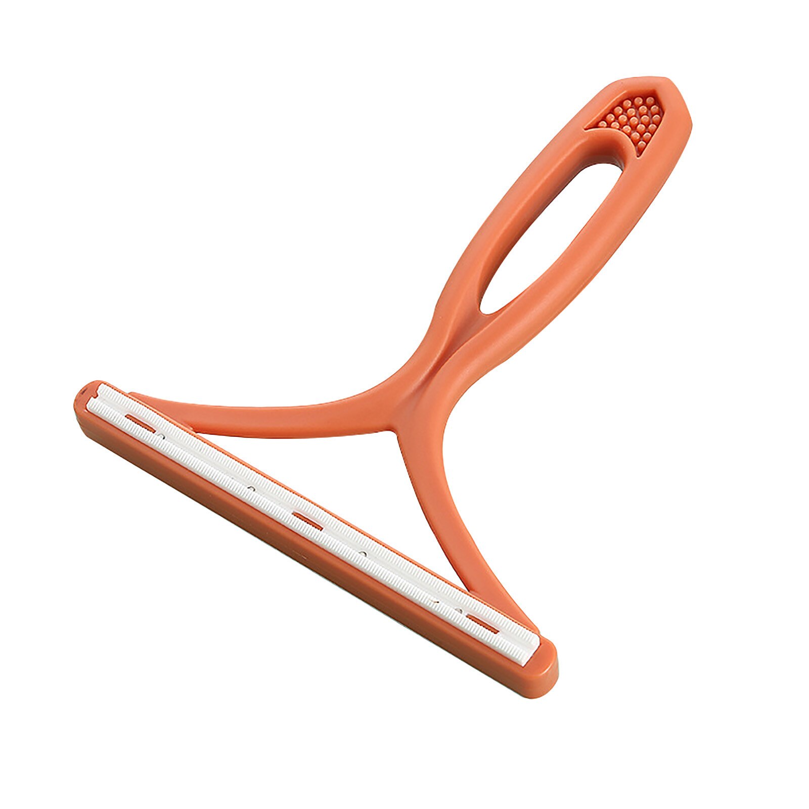 Rimozione dei capelli portatile rimozione manuale della lanugine spazzola per rasoio Babric lanugine strumento per la pulizia dei capelli a doppio lato per moquette tessuta: arancia 