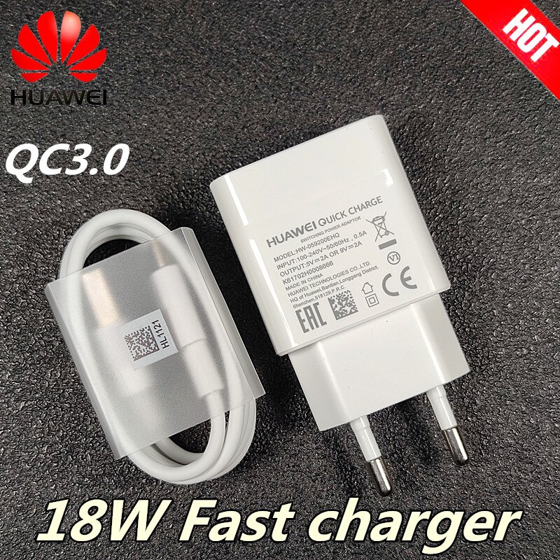 Huawei Charger original QC3.0 9V/2A USB Fast Charging For Huawei P8 P9 Plus Lite Honor 8 9 Mate10 Nova 2 2i 3 3i Original charge