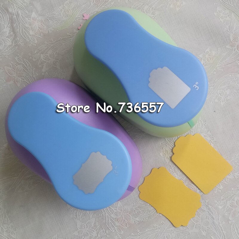 Free ship 2pcs Polygon 3" craft punch set Punch Craft Geometry Scrapbooking Hole Puncher Tag Shaped Punches