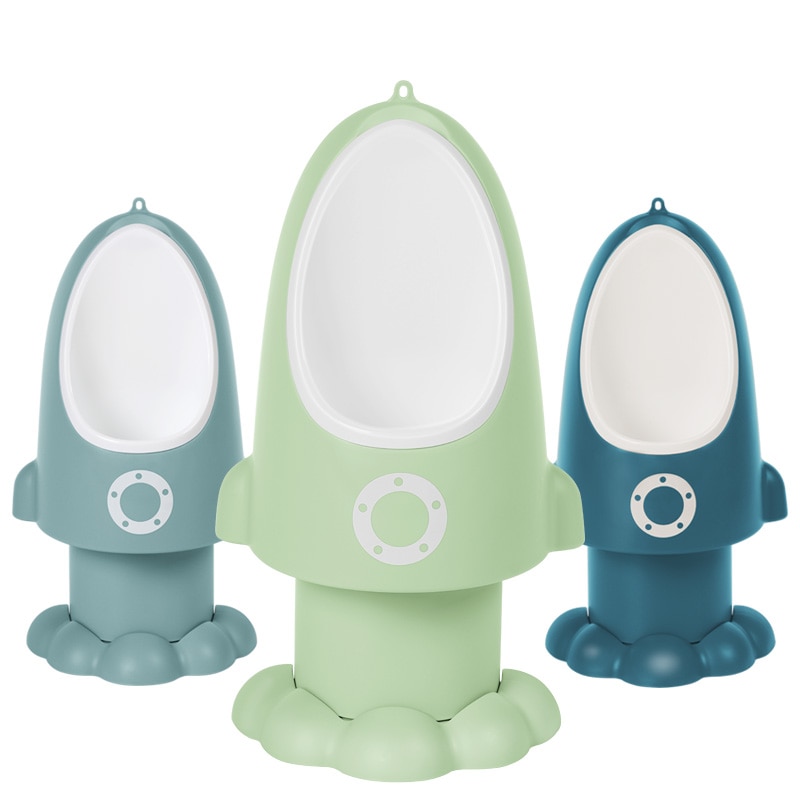 Kids Potty Toilet Urinal Pee Trainer Wall-Mounted Toilet Pee Trainer Children Baby Boy Bathroom Rocket Urinal