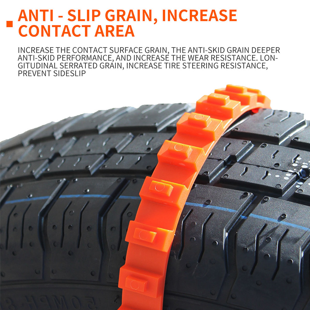 20PCS Car Tire Anti-skid Strap 10*910mm Vehicle Tyre Non-slip Zip Grip Strip Adding Tire Traction Car accessories