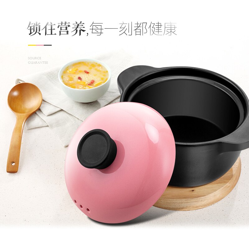Casserole cooker home gas ceramic pot soup fire resistance high temperature size capacity clam casserole stone
