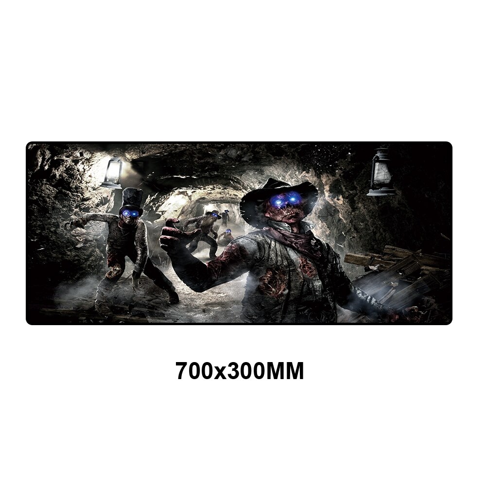 Gaming Mouse Pad Notebook Computer Mousepad Large XL Rubber Desk Keyboard Mouse Pads Mat Gamer Office Tablet for Call of Duty 3: SMZH-011