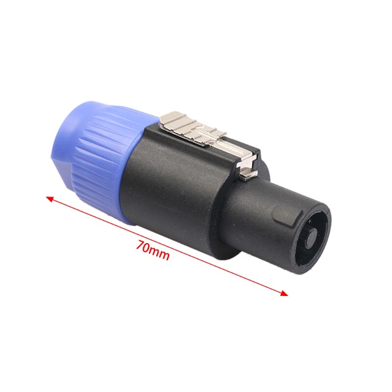 thumbnail image 2 of Snapklik.co : Yuyaokk 8 Pack SpeakOn Panel Ount Socket Round, 4 Pole 2 of 11