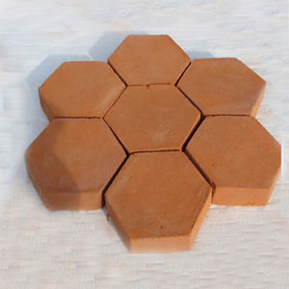 Paving Mould Hexagon Brick Stone Road Path Maker Mould DIY Garden Buildings Lawn Concrete Paving Garden Patio Path Molds