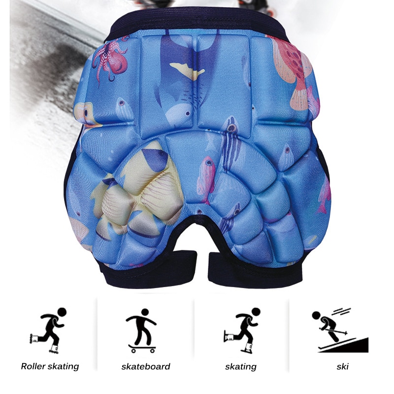 Beschermende Shorts Rolschaatsen Kids Hip Guard Wearable Butt Pad Kinderen Butt Protector Snowboard Scooter Schaatsen Accessoires