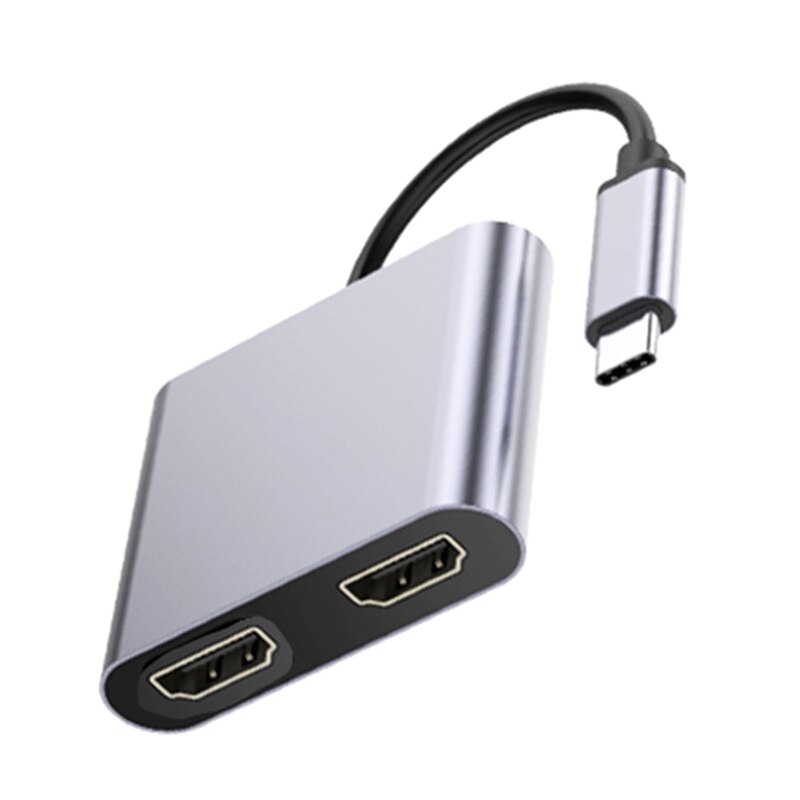Type-C Naar Hdmi Distributeur USB3.1 Hd 4K Dual Port Gelijktijdige Weergave Type-C Vier In Een hub Assemblagelijn