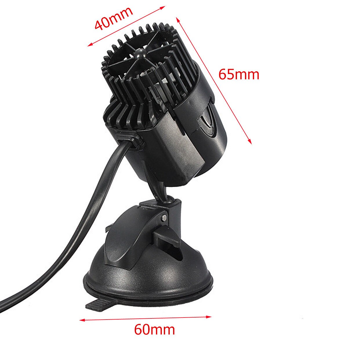 1000-3000L/H 3W Adjustable Water Waves Maker Pump For Aquarium Fish Tank Suction Cup Base Submersible Water Circulation Flow