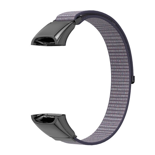 Til huawei band 4 rem nylon armbånd til correa huawei band 5i rem armbånd udskiftningstilbehør: Midnatblåt / Til huawei bånd 5i