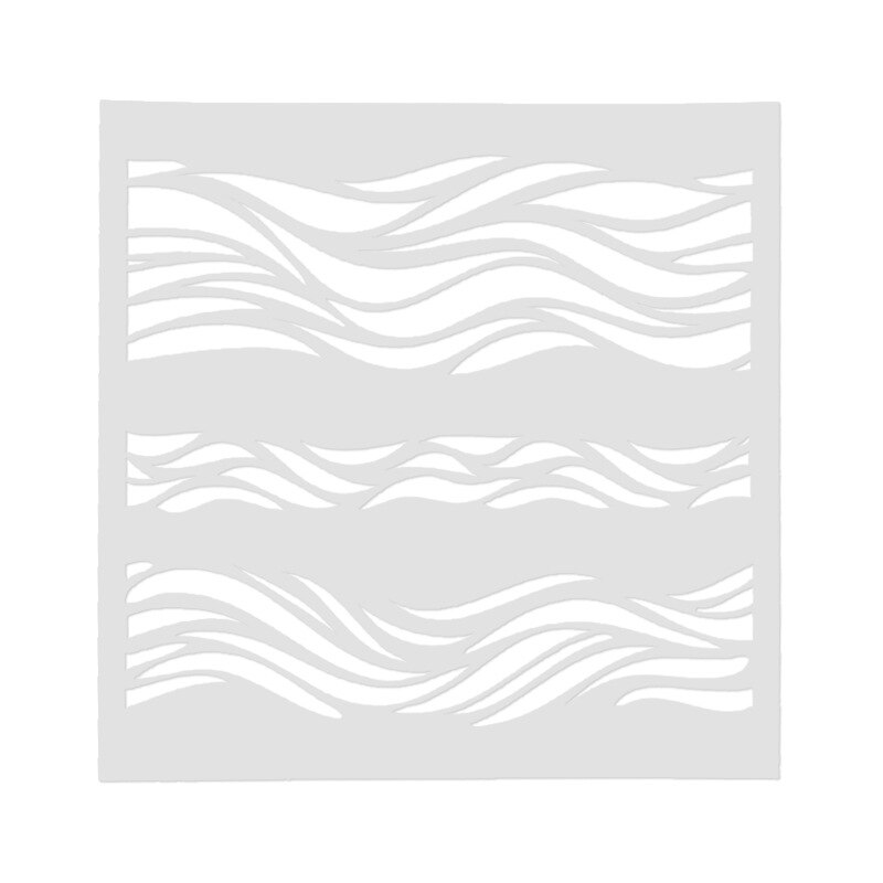 Water wave pvc Layering Stencils for DIY Scrapbooking/photo album Decorative Embossing DIY Paper Cards Crafts