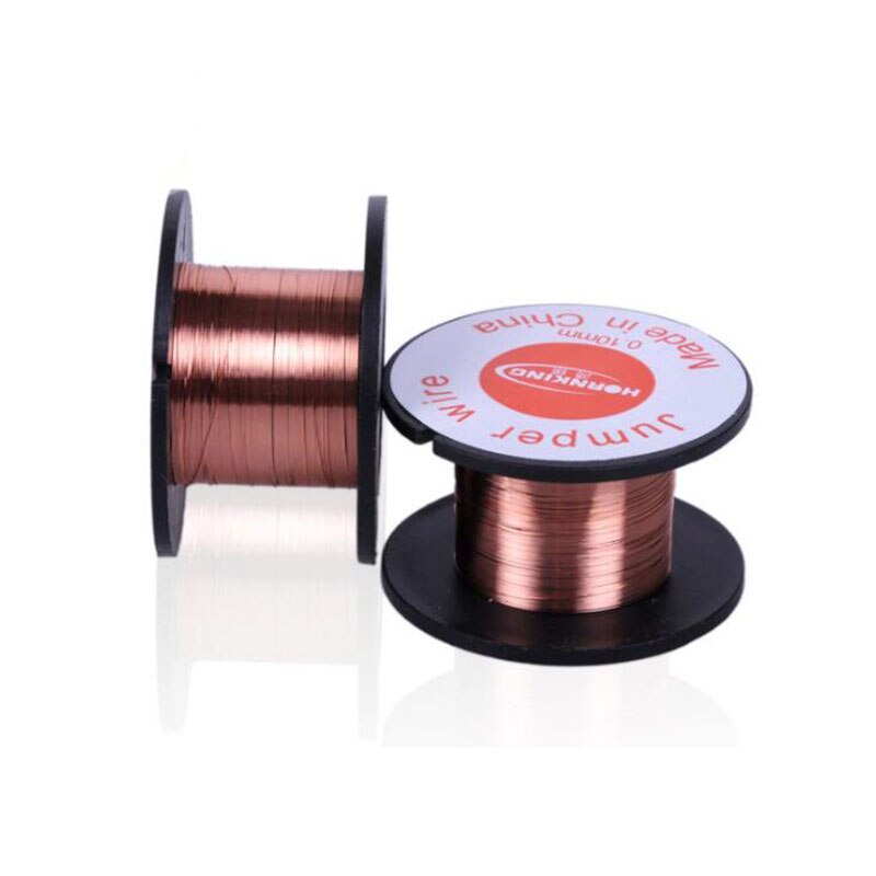 10PCS 0.1mm Copper Solder Soldering PPA Enamelled Ree Jumperl Wire