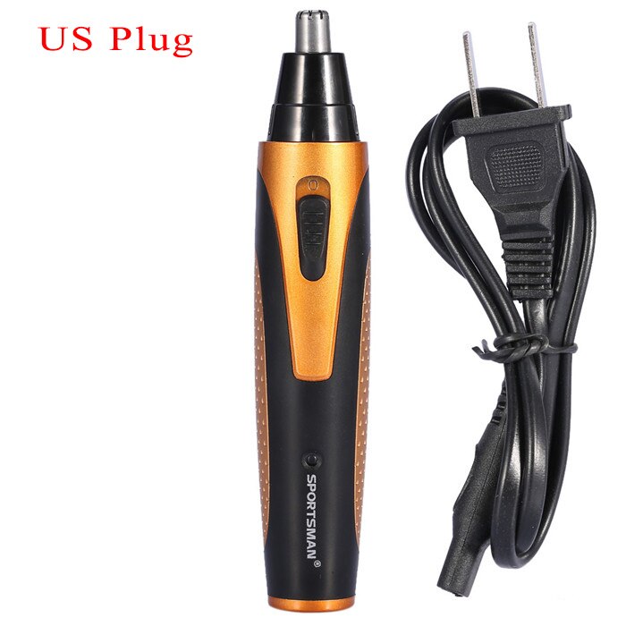 SPORTSMAN 4 In 1 Men's Electric Nose Ear Beard Eyebrow Sideburn Trimmer Shaver Razor Shaving Machine Hair Trimmer: US Plug
