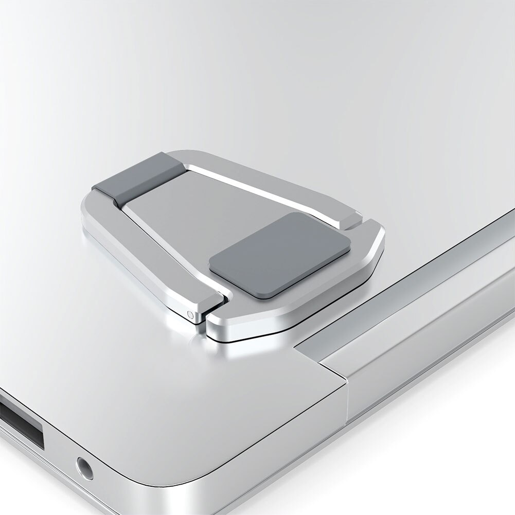 1 paar unsichtbare, tragbare, faltbare mini-laptopständer mit kühlfunktion, leichter, rutschfester aluminiumlegierungsständer, ergonomischer erhöhung