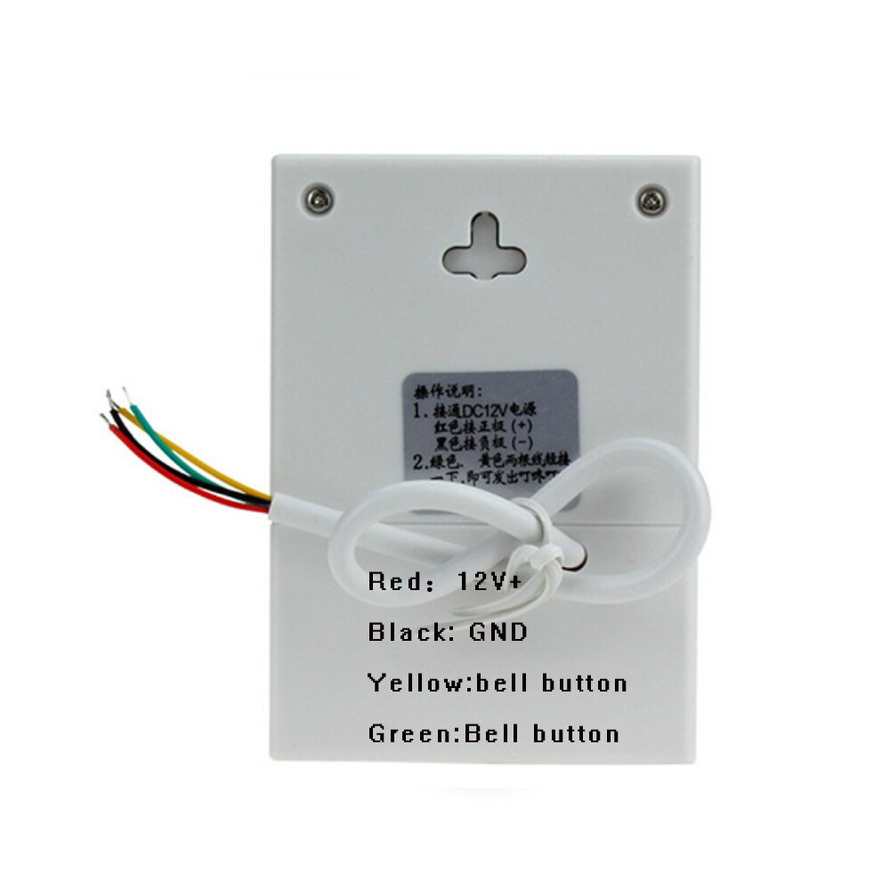 DC12V Ding-Dong Musical Wired Doorbell Door Bell Chime for Home Office Access DIY No need battery Electronic Door Bell Door Ring