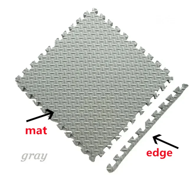 4Pcs Verdikking Mat Voor Kids Kinderen Schuim Vloer Kinderen Stiksels Kruipen Klimmen Thuis Slaapkamer Woonkamer Tatami Spelen mat: Gray
