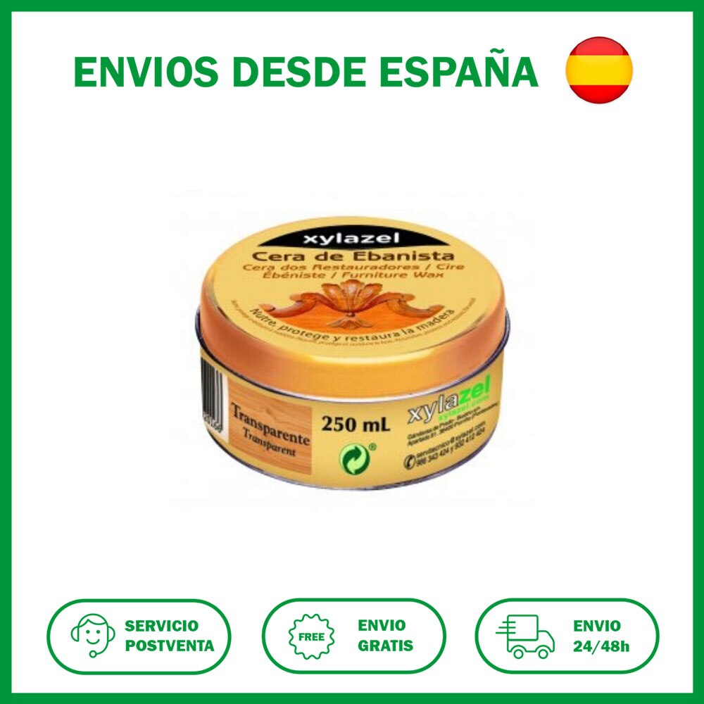 Cera Ebanista Xylazel Transparente 250ml