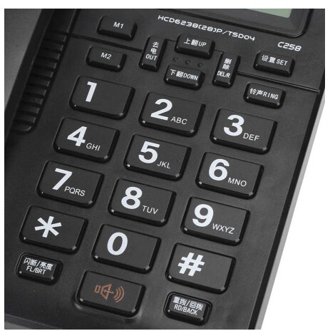 One-key dialing on landline of landline telephone in hotel guest room business office Fixed Telephone Office Domestic Business