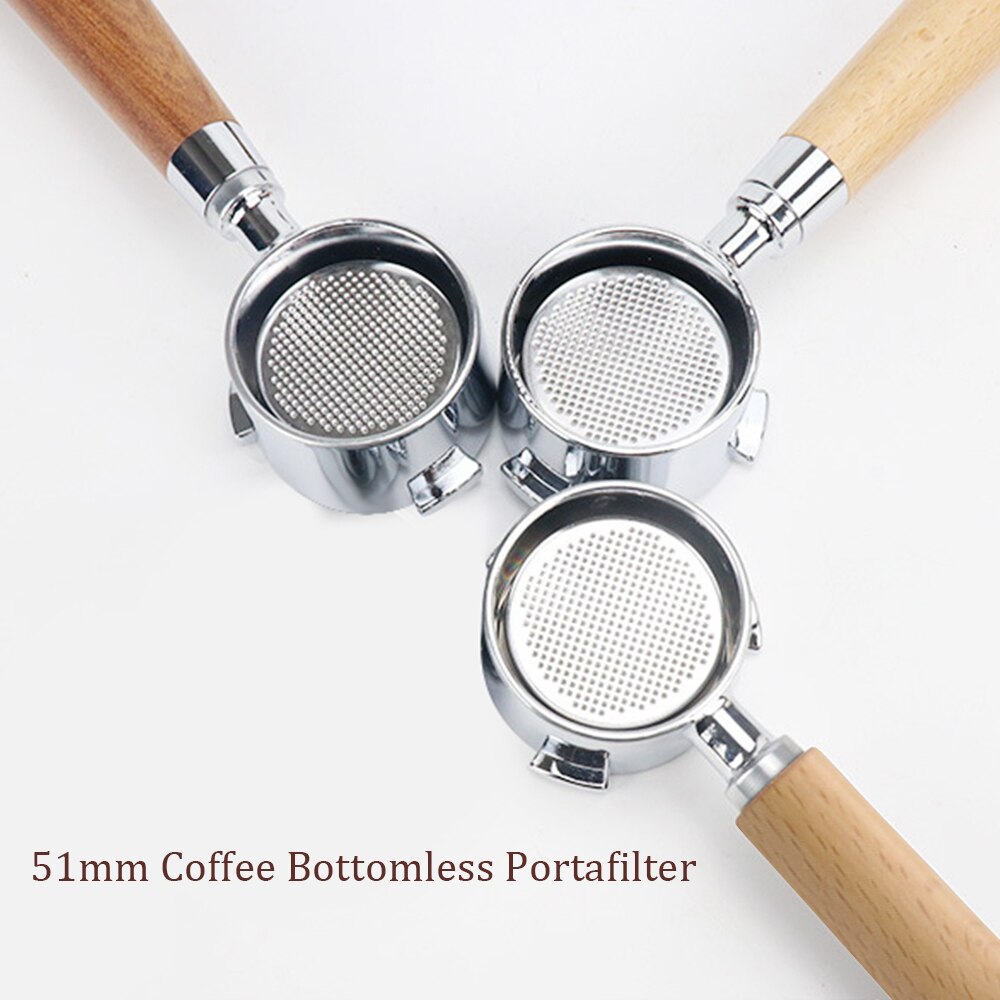 Koffie Bodemloze Filterhouder Voor Delonghi EC680/EC685 Filter 51Mm Vervanging Filter Mand Koffie Tool Koffie Accessoires