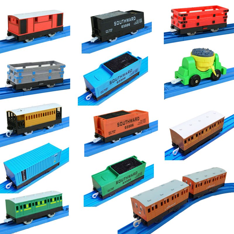 Thomas and Friends carrello universale in plastica per binario universale modello di treno giocattolo per bambini modello di treno per bambini