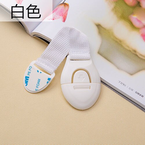 Nuttig Sloten Kind Baby Baby Kids Lade Deur Kast Vriezer Kast Veiligheid Sloten Voor kinderen Veiligheid Plastic Lock: WHITE