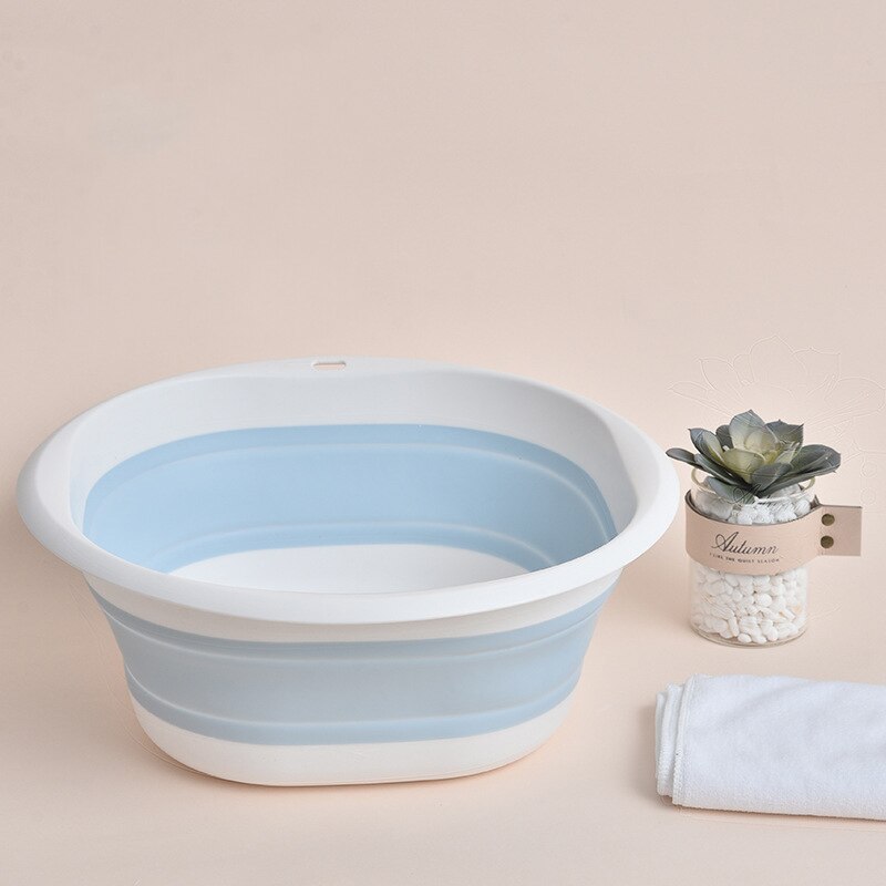 Plastic Folding Basins Portable Wash Basins Folding Laundry Tub Bathroom Kitchen Accessories Travel Folding Wash Basin: A-L