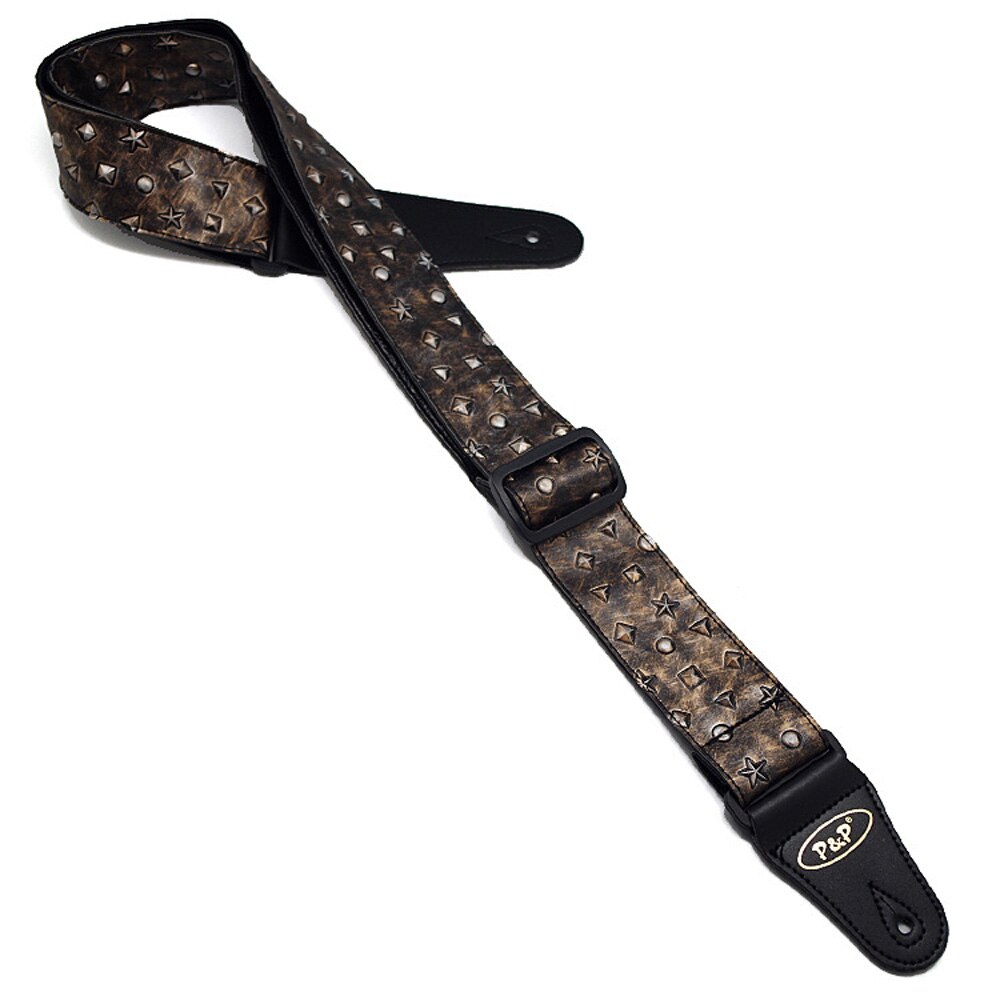 Metallic Kleuren Patroon Gitaarband Elektrische Gitaar Akoestische Gitaar Folk Gitaar Bas Strap: S616F
