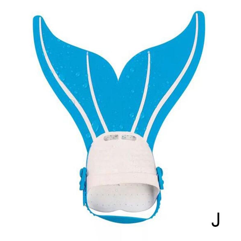 Cute Kid Kinderen Zwemmen Fin Duiken Voet Flippers Vinnen Training Schoenen Staart Sport Water Zwemmen Voeten Sport Water A6A0: J