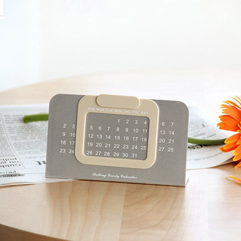 2021New Adjustable Desktop Yearly Calendar Super Unique Perpetual Calendar Desk Decoration